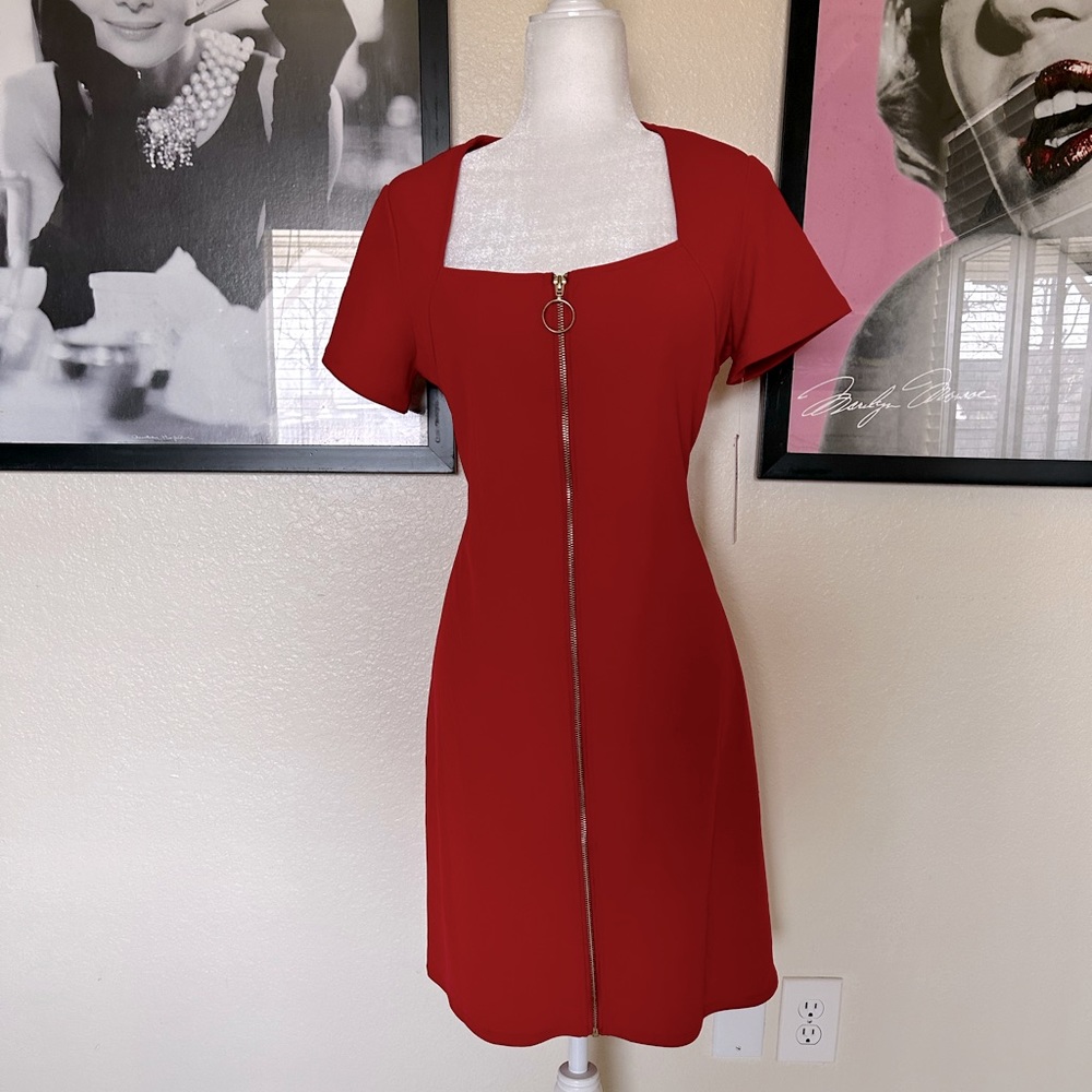 Nanette red dress